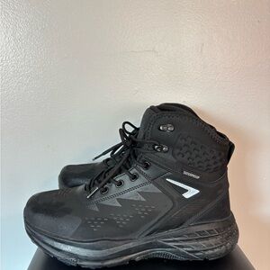 Crown Vintage Black Waterproof Men's Boots